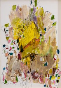 Sin título II. Watercolour and Ink on paper, 50 x 35 cm